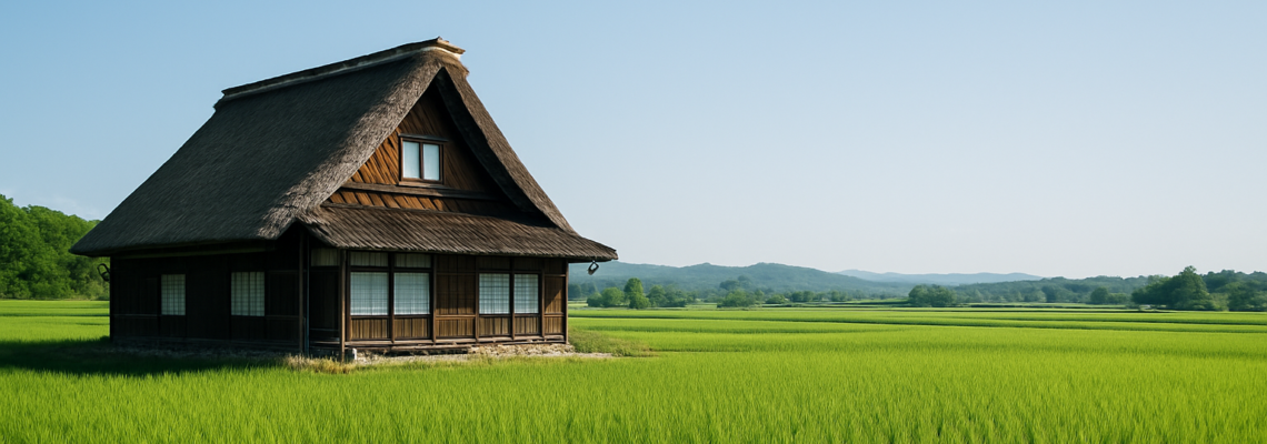 ホームページ制作 - lush green rice paddies