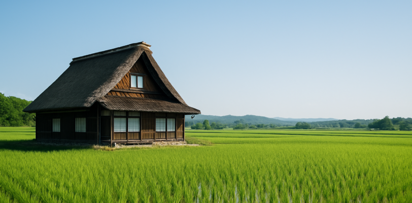 ホームページ制作 - lush green rice paddies