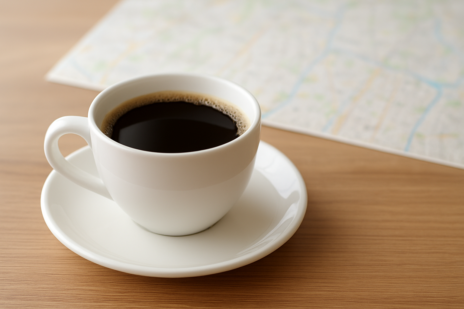 ホームページ制作 - freshly brewed coffee cup