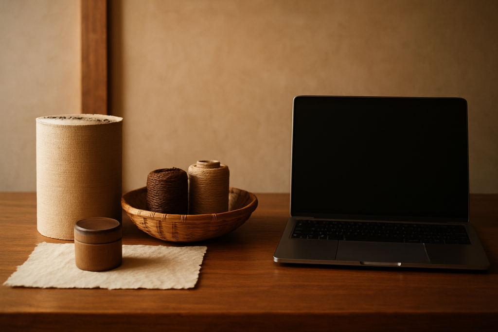 ホームページ制作 - Japanese traditional craft materials