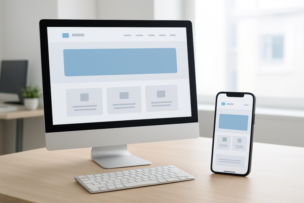 ホームページ制作 - website design