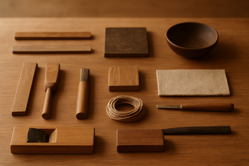 ホームページ制作 - traditional Japanese factory workshop tools